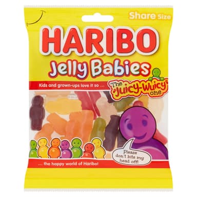 Haribo Jelly Babies - 12 x 160g Share Bags