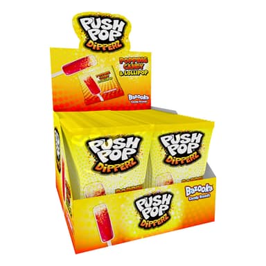 Bazooka Push Pop Dipperz - 48 x 12g Packs