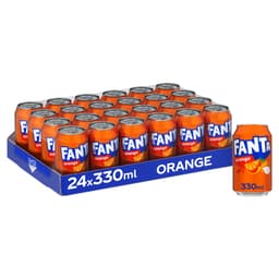 Fanta Orange Cans 330ml 24 Pack
