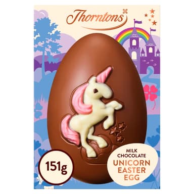Thorntons Unicorn Milk Chocolate Easter Egg - 1 x 151g Box
