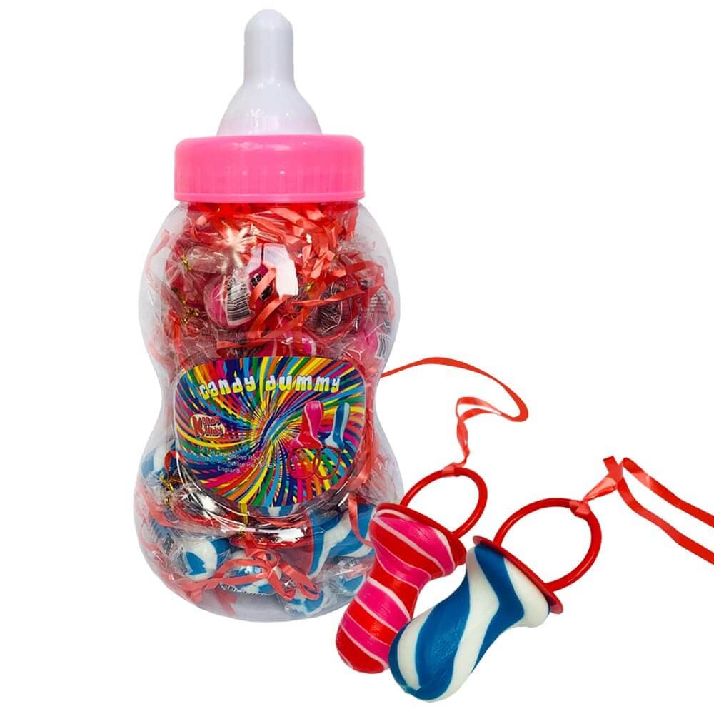 Baby Bottle Money Box Jar & Candy Dummies 60g