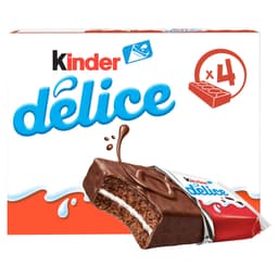 Kinder Delice Cake Bars 4 Pack 156g