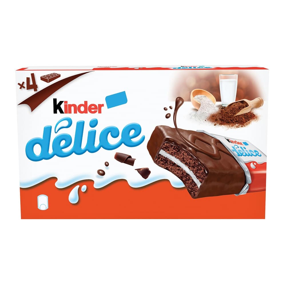 Kinder Delice Cake Bars 4 Pack 156g