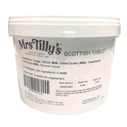 Mrs Tilly's Scottish Tablet Bucket 2kg 