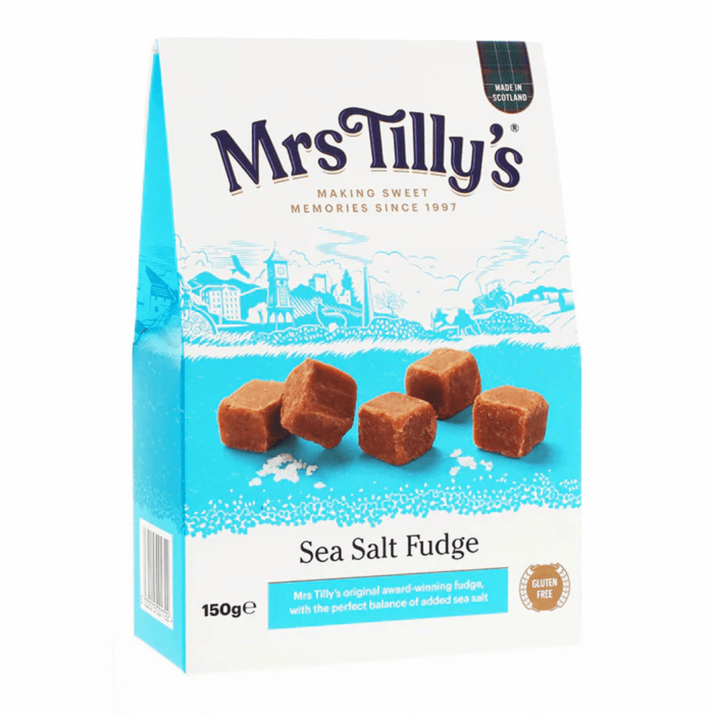 Mrs Tilly’s Sea Salt Scottish Fudge Gift Box 150g