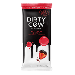 Dirty Cow Hail Mary Berry Plant Based Chocolate Bar 80g