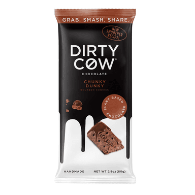 Dirty Cow Chunky Dunky Plant Based Chocolate - 1 x 80g Bar