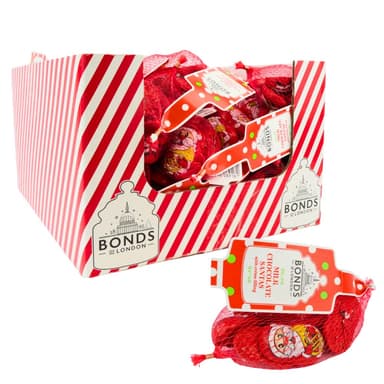 Bonds Milk Chocolate Santas - 48 x 80g Nets