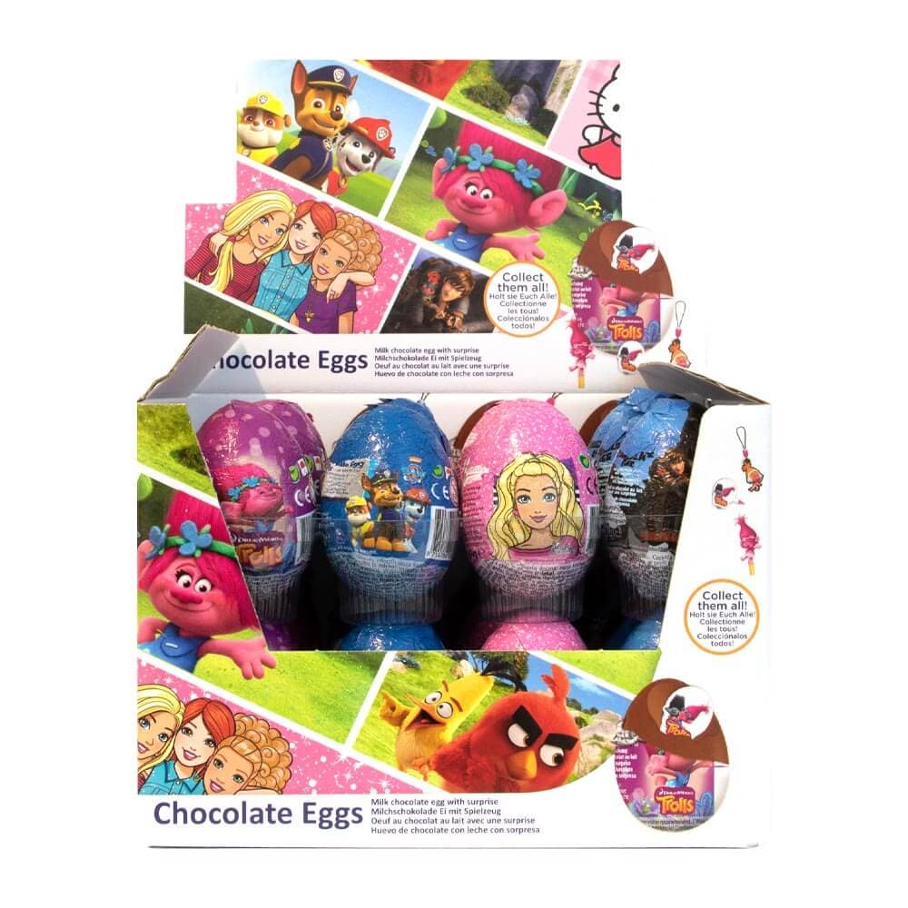 BIP Candy Mixed Milk Chocolate Surprise Eggs 20g