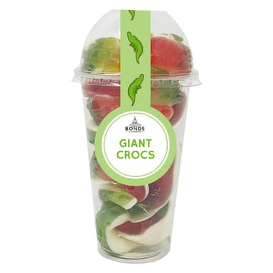 Bonds Giant Crocs - 8 x 285g Candy Cups