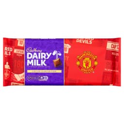 Cadbury Limited Edition Manchester United Dairy Milk Chocolate Bar 360g