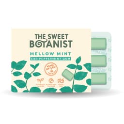 The Sweet Botanist Mellow Mint CBD Peppermint Gum 21g