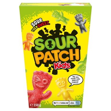 Sour Patch Kids Fruit Flavour Gums - 1 x 350g Gift Box