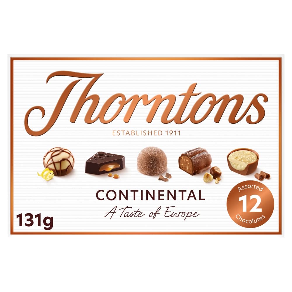 Thorntons Continental Collection Gift Box of Chocolates 131g