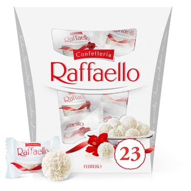 Raffaello Coconut and Almond Pralines Gift Box 23 Pieces - 1 x 230g Box