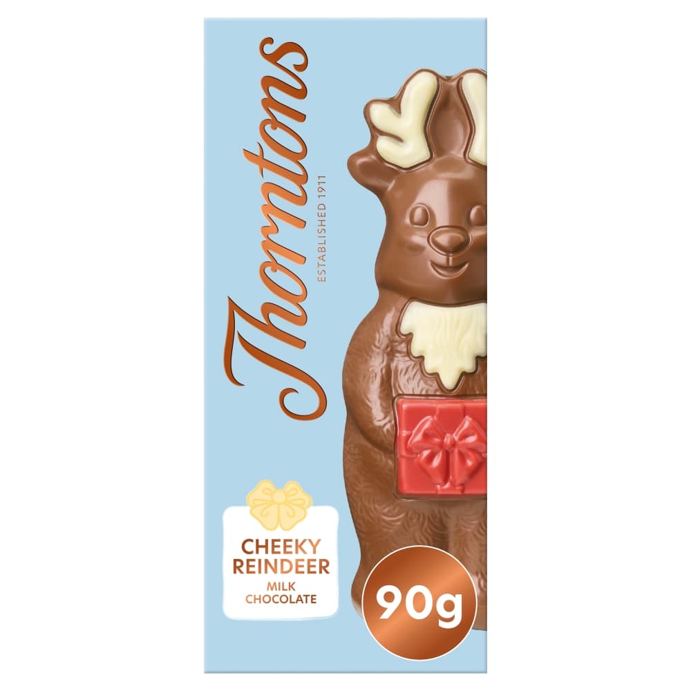 Thorntons Cheeky Reindeer Milk Chocolate Christmas Gift 90g