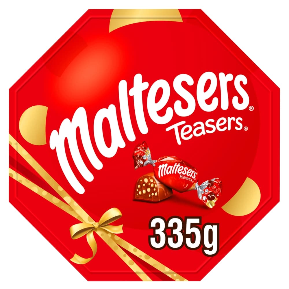 Maltesers Teasers Milk Chocolate & Honeycomb Centerpiece Gift Box 335g
