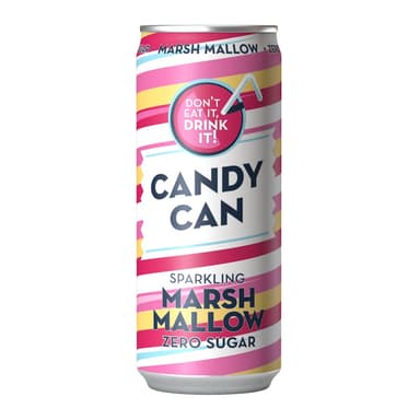 Candy Can Sparkling Marshmallow Flavour - 12 x 330ml Cans