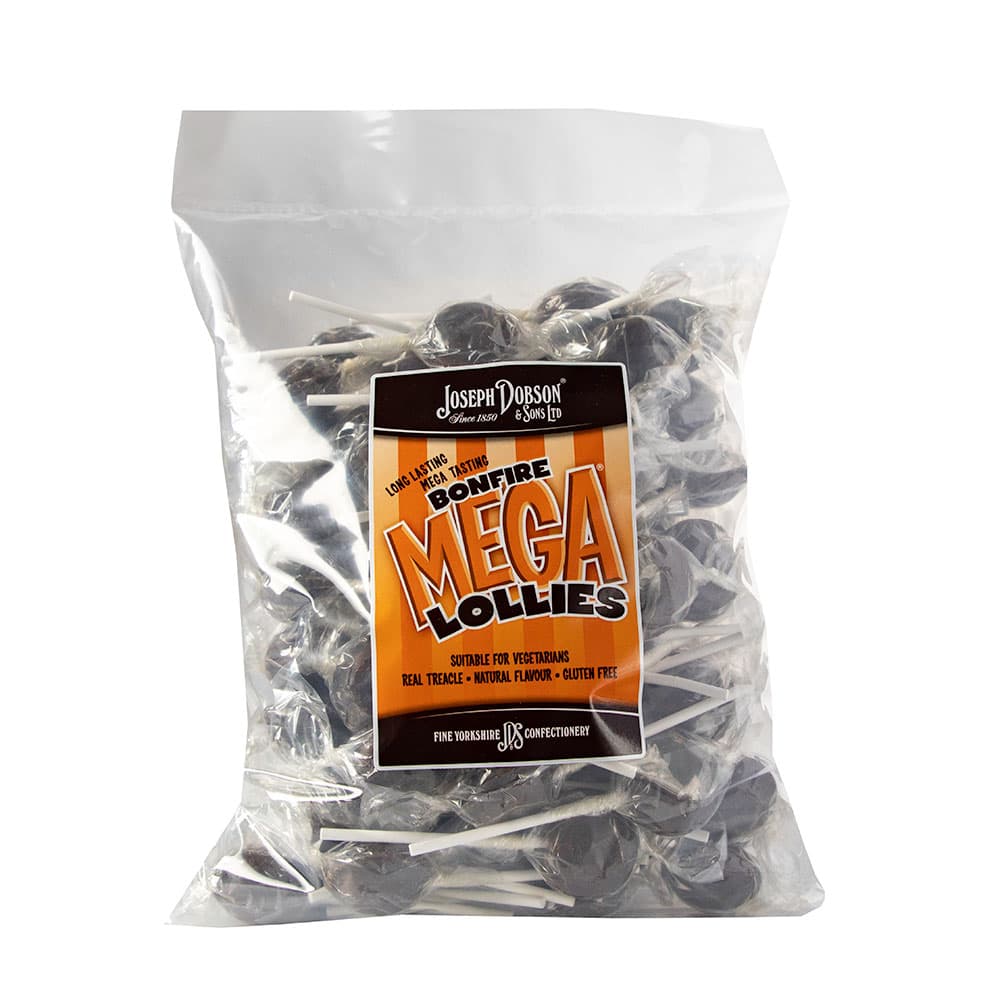Dobsons Wrapped Bonfire Mega Lollies 1.9kg