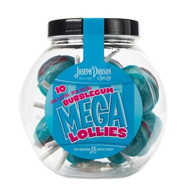 Dobsons Bubblegum Mega Lollies - 6 x 225g Gift Jars