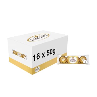 Ferrero Rocher 4 Pack - 16 x 50g Packs