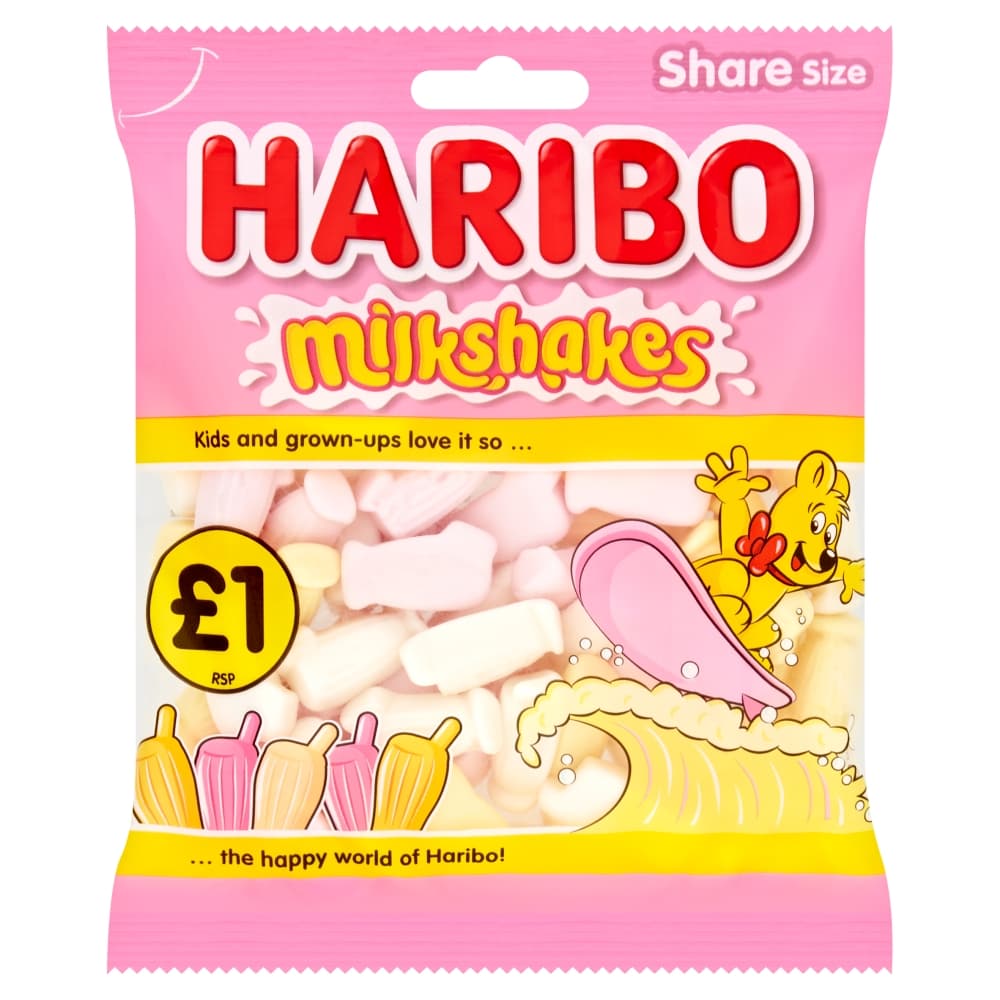 Haribo Milkshakes Bag 160g £1PMP