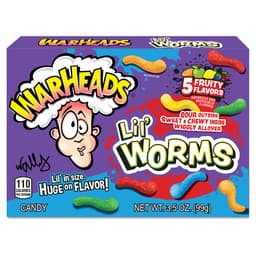 Warheads Lil' Worms Theatre Box 99g