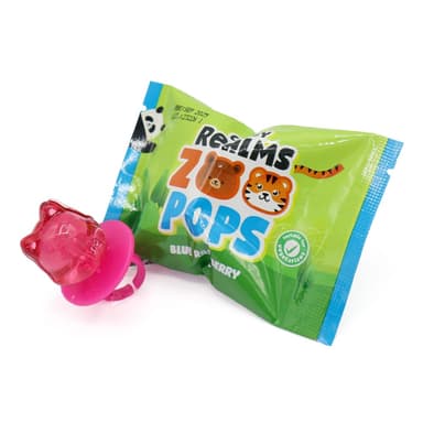 Candy Realms Zoo Pops - 24 x 11g Lollipops