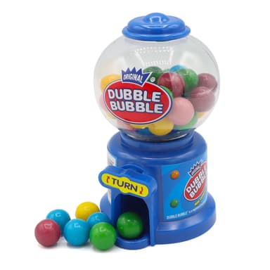 Dubble Bubble Mini Gumball Machine - 12 x 40g Bubblegum Machines