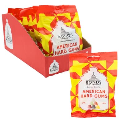 Bonds American Hard Gums - 12 x 130g Bags