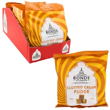 Bonds Clotted Cream Fudge - 12 x 120g Bags