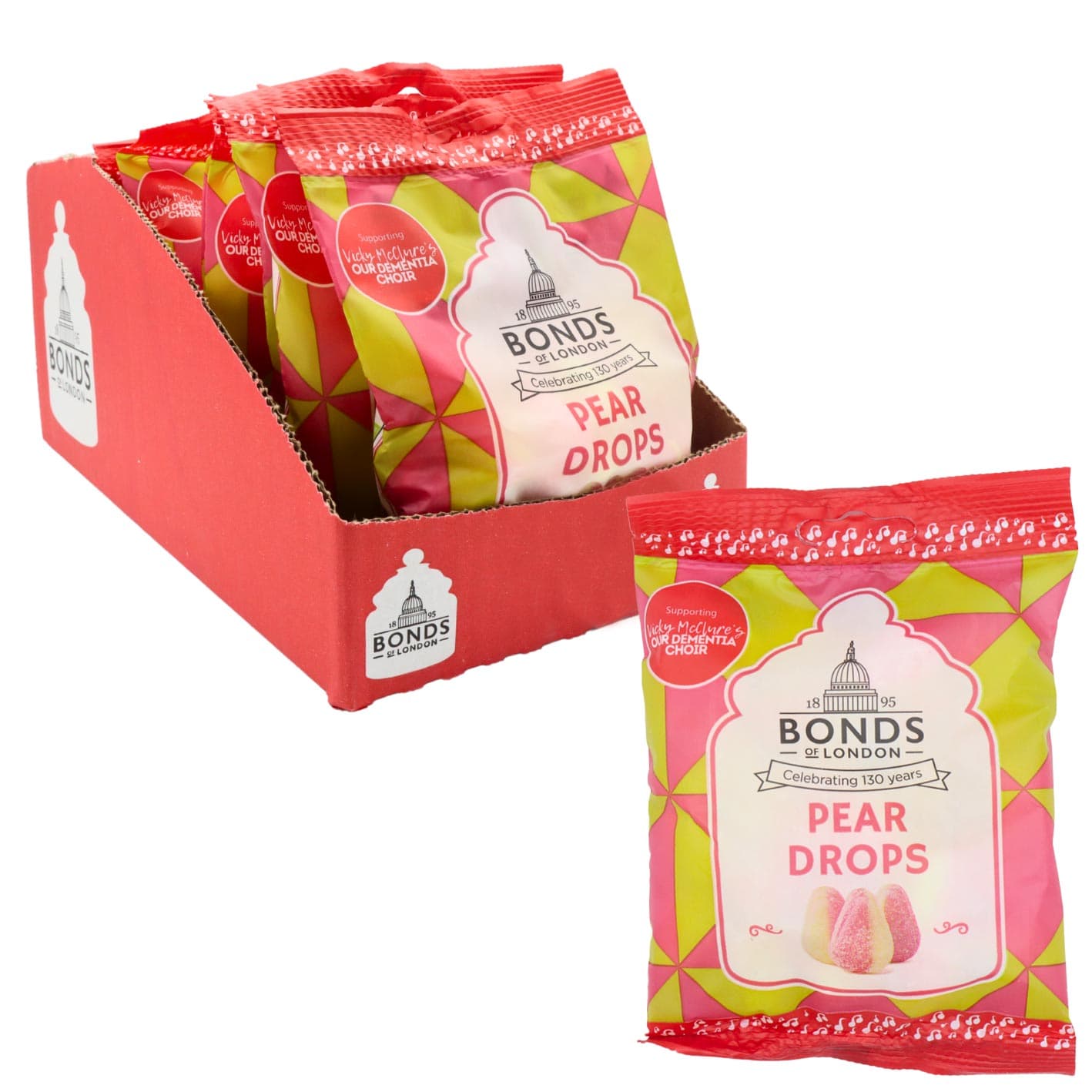 Bonds Pear Drops Bags 130g