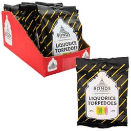 Bonds Liquorice Torpedoes Bag 120g 