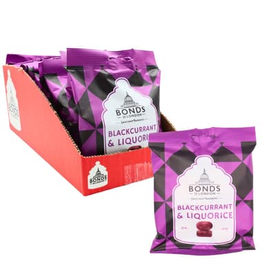 Bonds Blackcurrant & Liquorice - 12 x 120g Bags