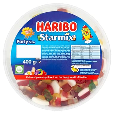 Haribo Starmix - 8 x 400g Drums