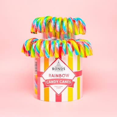 Bonds Rainbow Candy Canes Fountain â€“ 60 x 20g Candy Canes