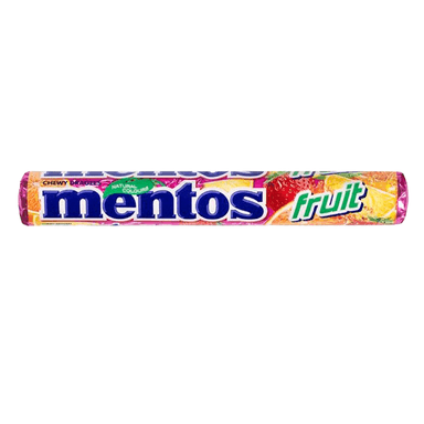 Mentos Fruit Chewy Dragees - 40 x 38g Rolls