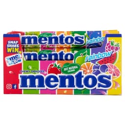 Mentos Rainbow Chewy Dragees 37.5g