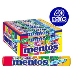 Mentos Rainbow Chewy Dragees 37.5g