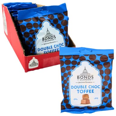 Bonds Double Chocolate Toffee - 12 x 100g Bags
