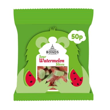 Bonds Sour Watermelon Slices - 20 x 55g Treat Bags