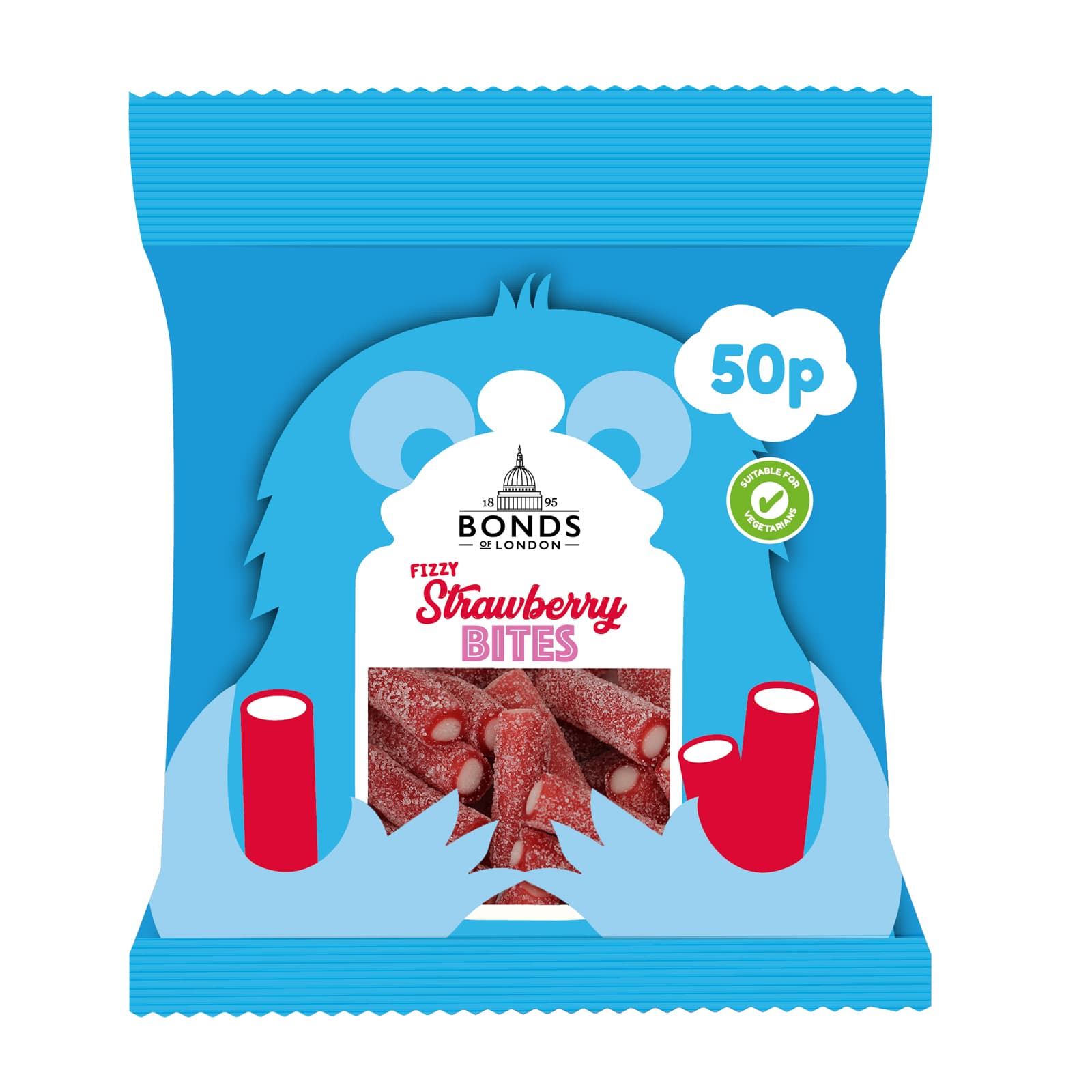Bonds Strawberry Bites Treat Bags 50g 50p PMP
