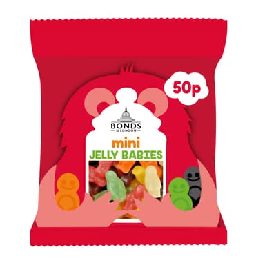 Bonds Mini Jelly Babies - 20 x 50g Treat Bags