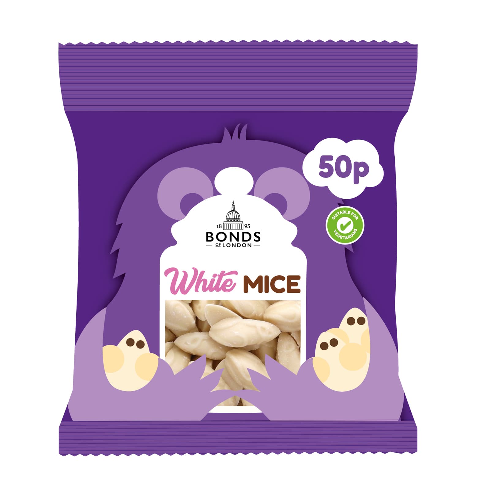 Bonds Mini White Mice Treat Bags 40g 50p PMP