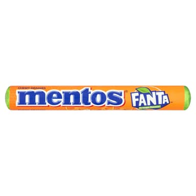 Mentos Chewy Dragees Fanta Orange - 40 x  37.5g Rolls