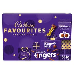 Cadbury Chocolate Favourites Christmas Selection Box 351g