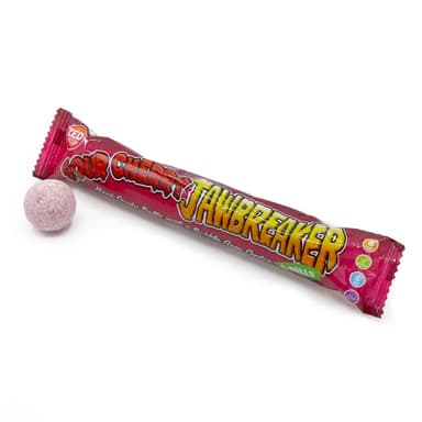 Zed Candy Sour Cherry Jawbreaker 6 Ball Pack - 24 x 49.5g Packs