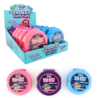 Sweet Bandit Galaxy Gum Tape - 12 x 58g Packs