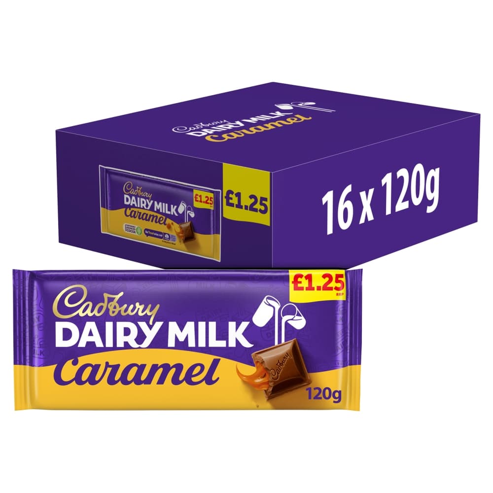 Cadbury Dairy Milk Caramel 120g £1.25 PMP
