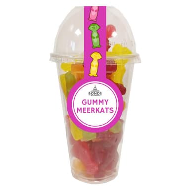 Bonds Gummy Meerkats - 8 x 215g Candy Cups
